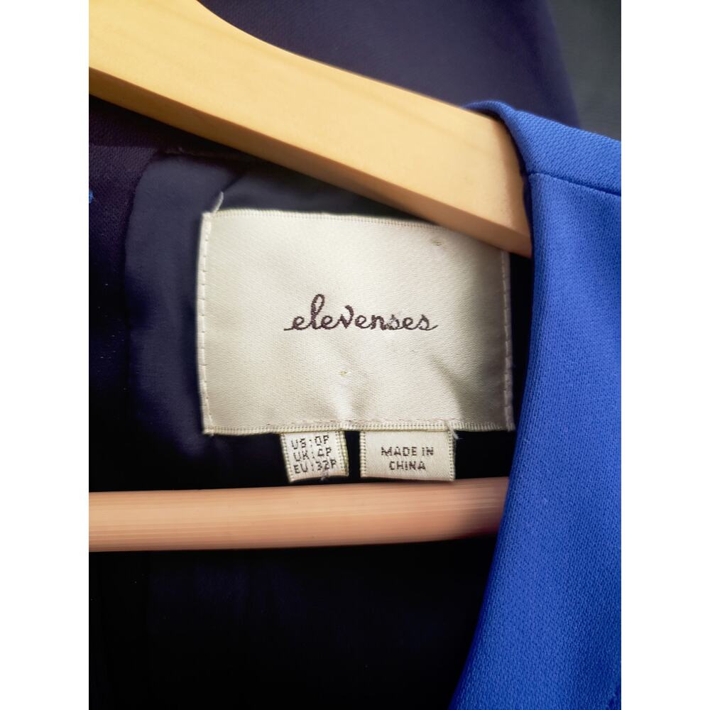 Anthropologie Becas Colorblock Jumpsuit Blue Size 0P - Picture 7 of 8